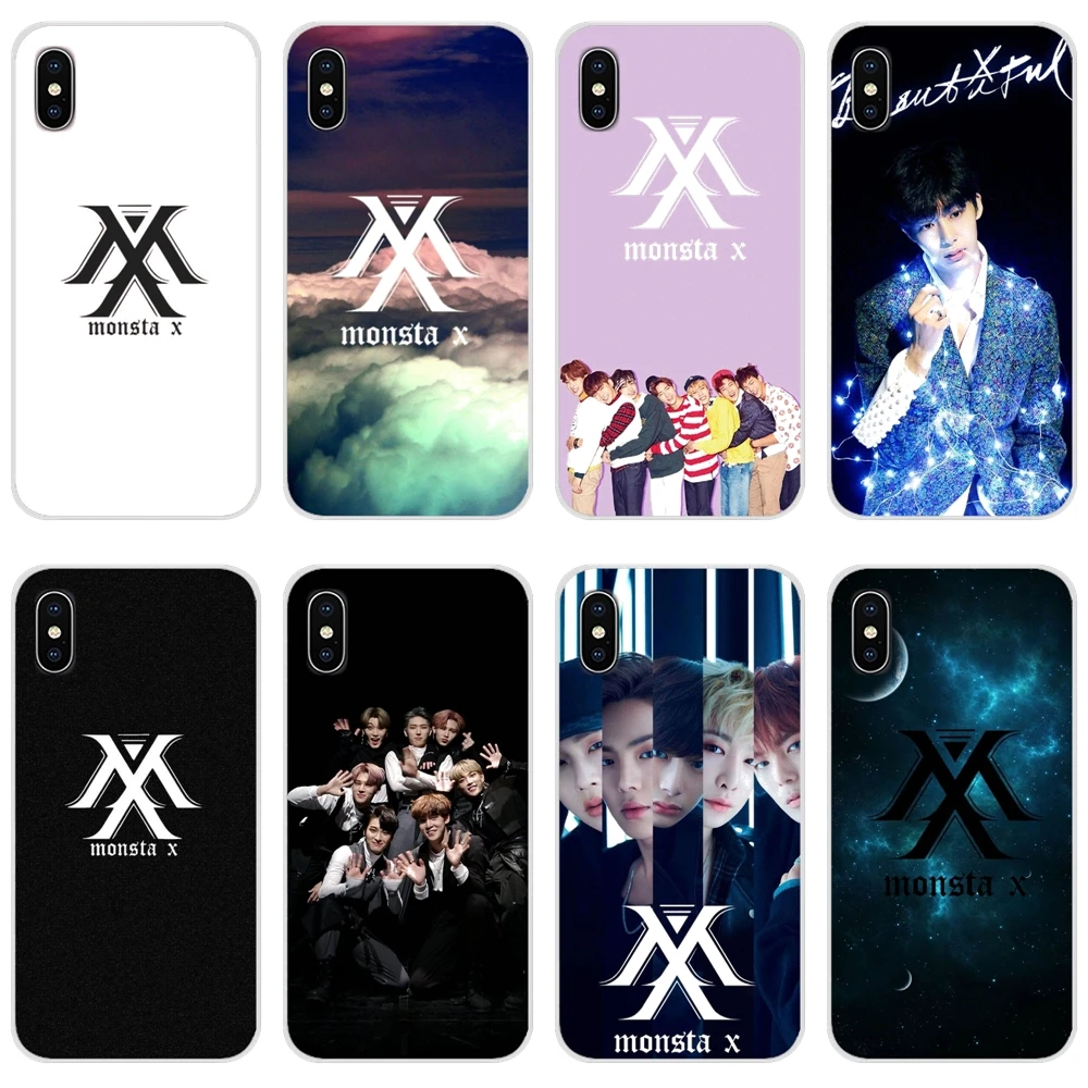Чехол для телефона Monsta X KPOP Boy Group Xiaomi Redmi Note 3 4 5 6 7 8 Pro Mi Max Mix 2 2S Pocophone F1 | Мобильные