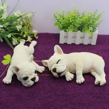 

3" Cute Puppy Statue FRENCH BULLDOG Medium-Sized Dog Companion Dog Baby Gift Resin Home Decor Birthday Gift Boxed 8-9CM X152