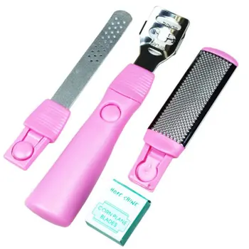 

1 set Pedicure 3 in 1 Callus Rasp File & Shaver Foot Dead Hard Tough Skin Corn Cuticle Remover Foot Care Tool Hand Foot File