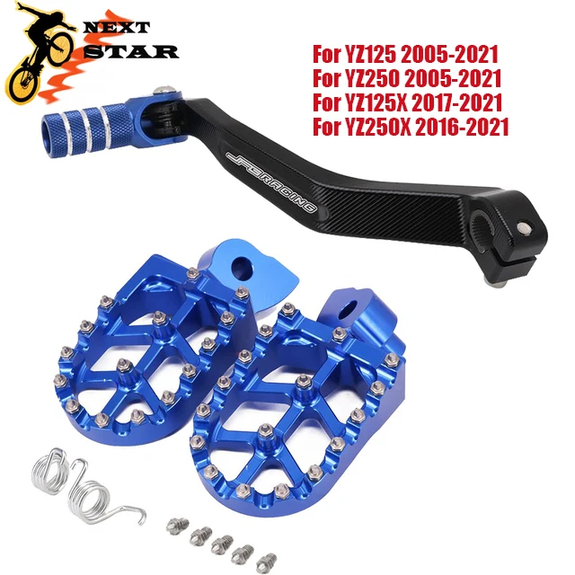 Мотоциклетные CNC Footpeg Pegs Shifter для YAMAHA YZ85 YZ125 YZ250 125X YZ250F YZF WRF 250 450 YZF250 WRF250 WR450F 2005-2020 2021 |
