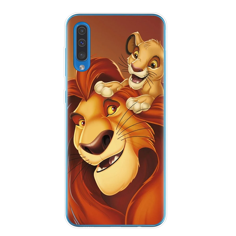 Мягкий силиконовый чехол для телефона Lion King nala simba timon из ТПУ для samsung A10 A20 A30 A40 A50 A70 A7 A9 A6 A8 Plus coque