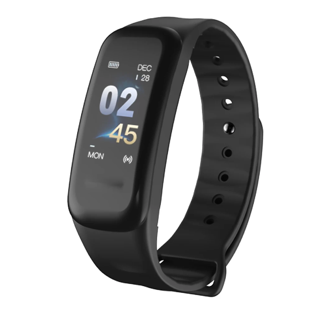 IP67 Smart Bracelet Pedometer Fitness Watch with Heart Rate Tracker Blood Pressure Step Counter Calorie Counter Sleep Monitoring