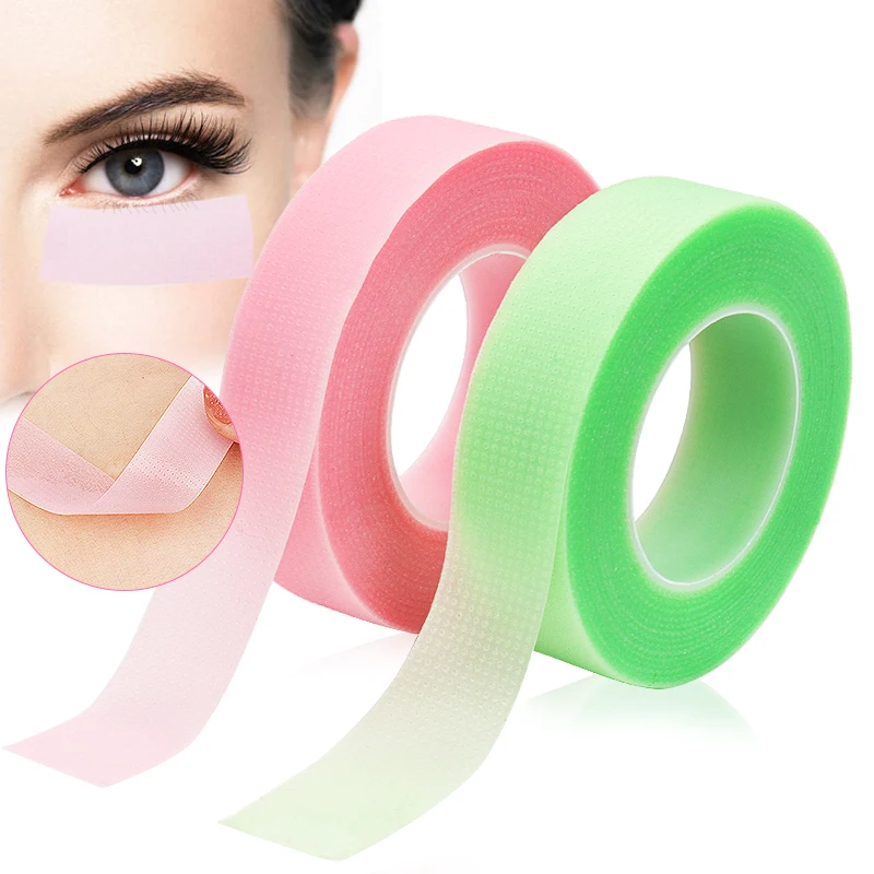 1 Pc Eyelash Extension Lint Free Eye Pads Pink Green Pe Tape Under Eye Pads Paper for False Eyelash Patch Women Make Up Tools