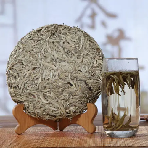 

300g Chinese Organic White Tea Silver Needle Bai Hao Yin Zhen Fuding White Cake