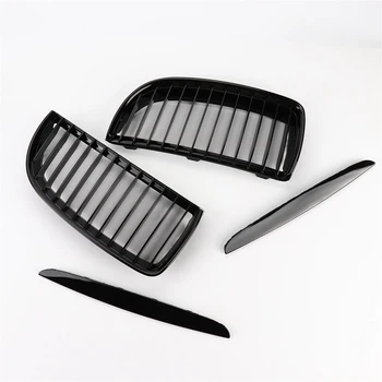 

Hot New Matte Replacement Parts Left Right Car Front Kidney Grill Styling ABS Racing Accessories Wide For BMW Saloon 2005-2008
