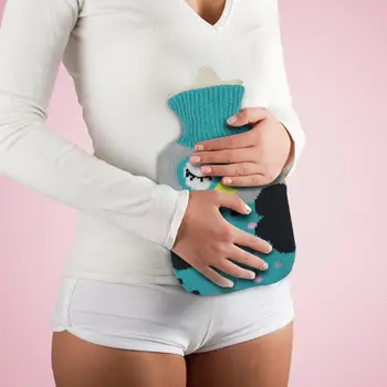 

Hand Warmer Water Injection Hot Water Bottle Plush Portable Warm Water Bag Heater Warm Winter Menstruation calentador de manos #