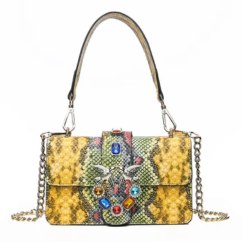 

Luxury Pu Leather Small Handbags Women Shoulder Bags Designer Fashion Chain Crossbody Bags for Women Casual Female Messenger Bag