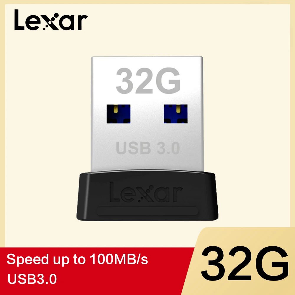 Lexar USB 3,0 S47 USB флэш-накопитель JUMPDRIVE высокое Скорость 120 МБ/с. флеш-накопитель 32 Гб 64 Гб 128 ГБ флэш-накопитель Mini U диск