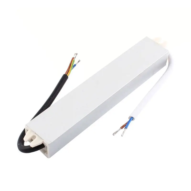 AC 90~ 250V к DC24V 20 ватт трансформатор IP67 Водонепроницаемый Светодиодный источник питания