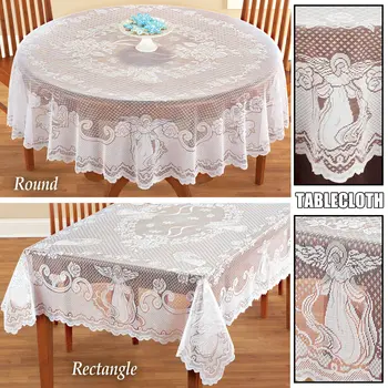 

Newly Vintage Lace Tablecloth Rectangle Round Desk Cloth Cover Home Party Ornament Decoration XSD88