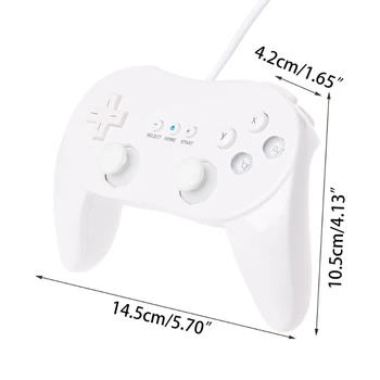 

Classic Wired Game Controller Gaming Remote Pro Gamepad Control For Wii L41F