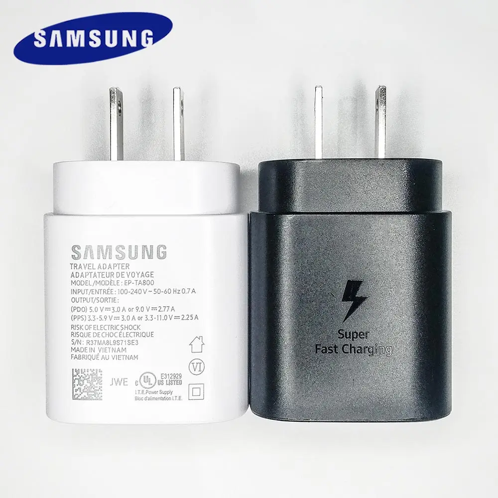 Samsung Note 10 супер быстрое зарядное устройство PD PSS 25 Вт супер адаптер питания для быстрой зарядки кабель type-c для Galaxy Note 10 S10 mi9 k20 pro