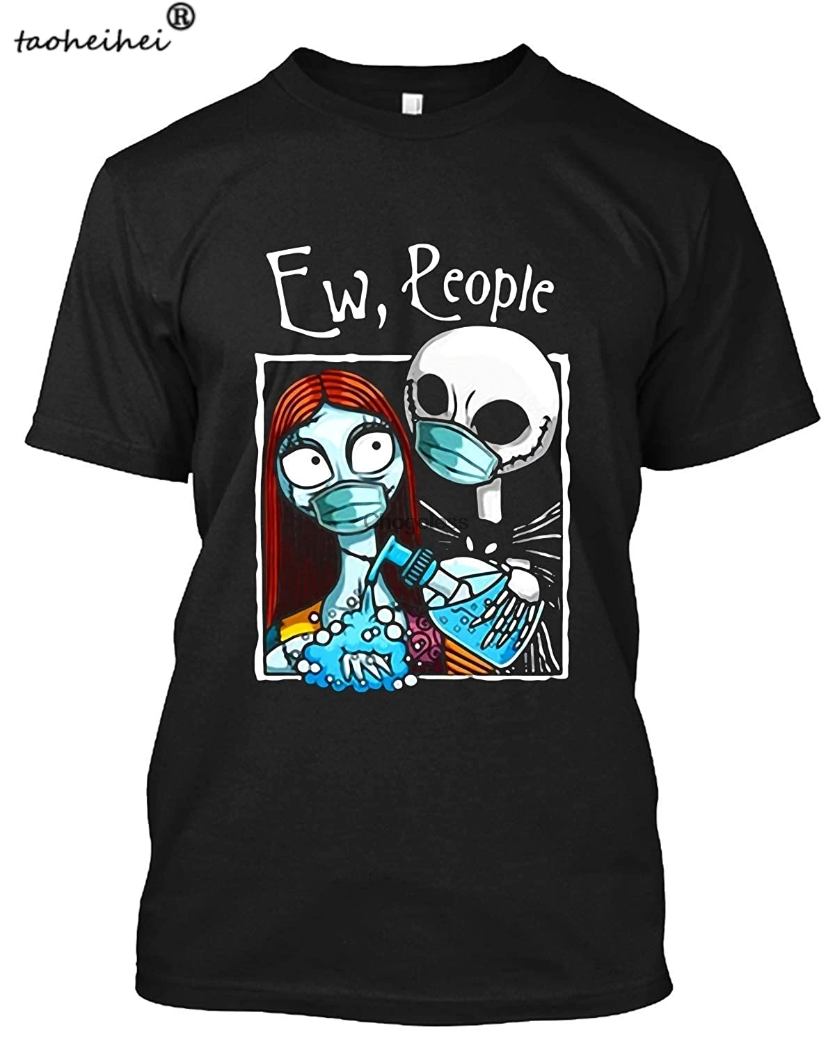 Футболка Jack # Skellington с Салли Ew People Подарочная футболка для мужчин и женщин |