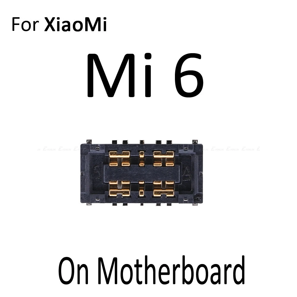 5 шт. разъем для аккумулятора внутренний разъем монтажная панель зажим для Xiaomi mi 5C 5S плюс F1 8 9 SE A2 Lite Red mi S2 6 6A на материнской плате - Цвет: For Xiaomi Mi 6