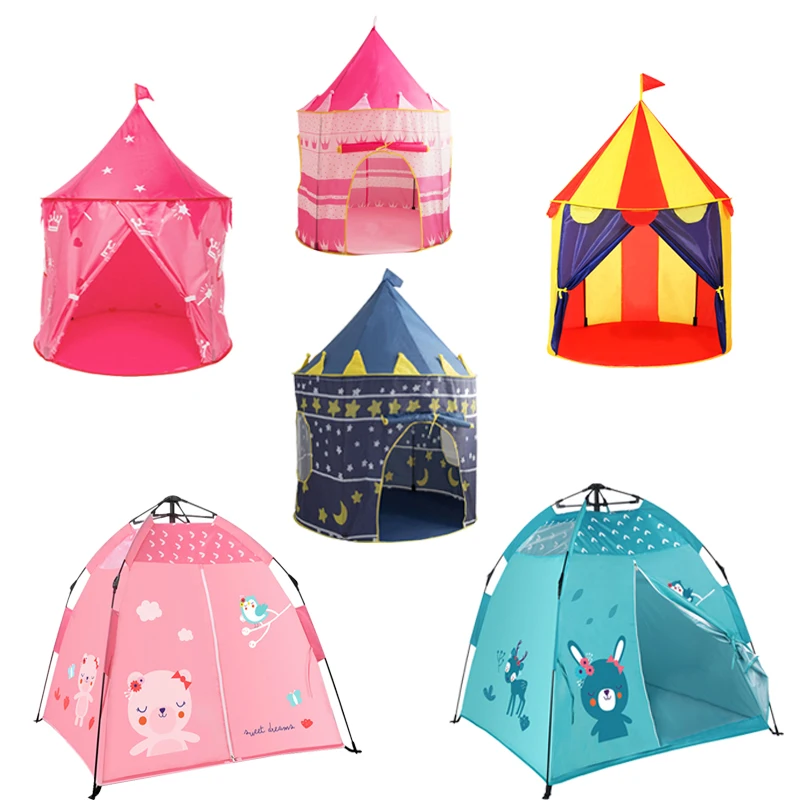 6 Styles Play Tent Baby Ocean Ball Pool Tipi Tent for Kid Portable Foldable Children Prince 2