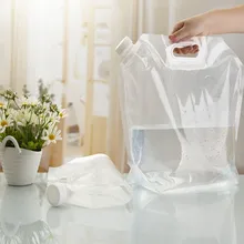 5L 10L Camping Foldable Water Storage Bottle Collapsible Bag Container Carrier Water Bags Safe Outdoor Hiking Camping Tools