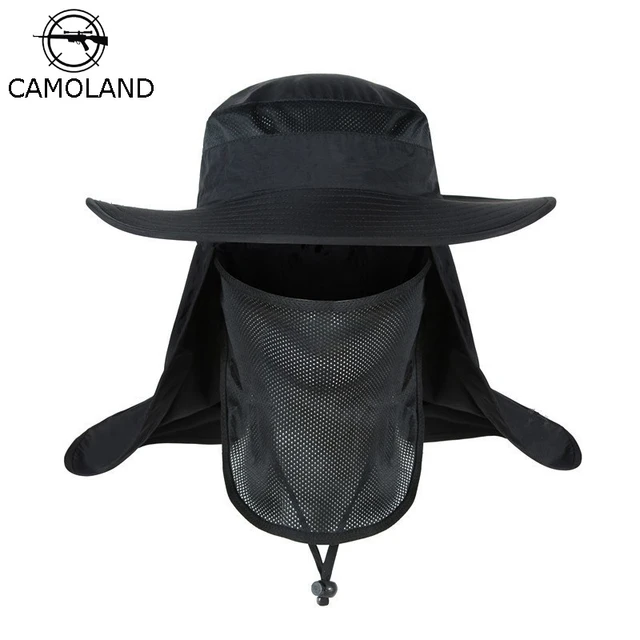 CAMOLAND Summer UPF 50+ Sun Hat Women Men 2 IN 1 Bucket Hats With