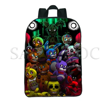

Five Nights At Freddy Prints School Bags Kindergarten Children Kids Backpack for Girls Boys Children's Backpacks Mochila 12 Inch