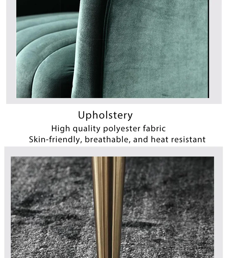 Итальянский роскошный дизайн салон Гостиная Кабинет мебель для дома бархатная ткань досуг один диван стул