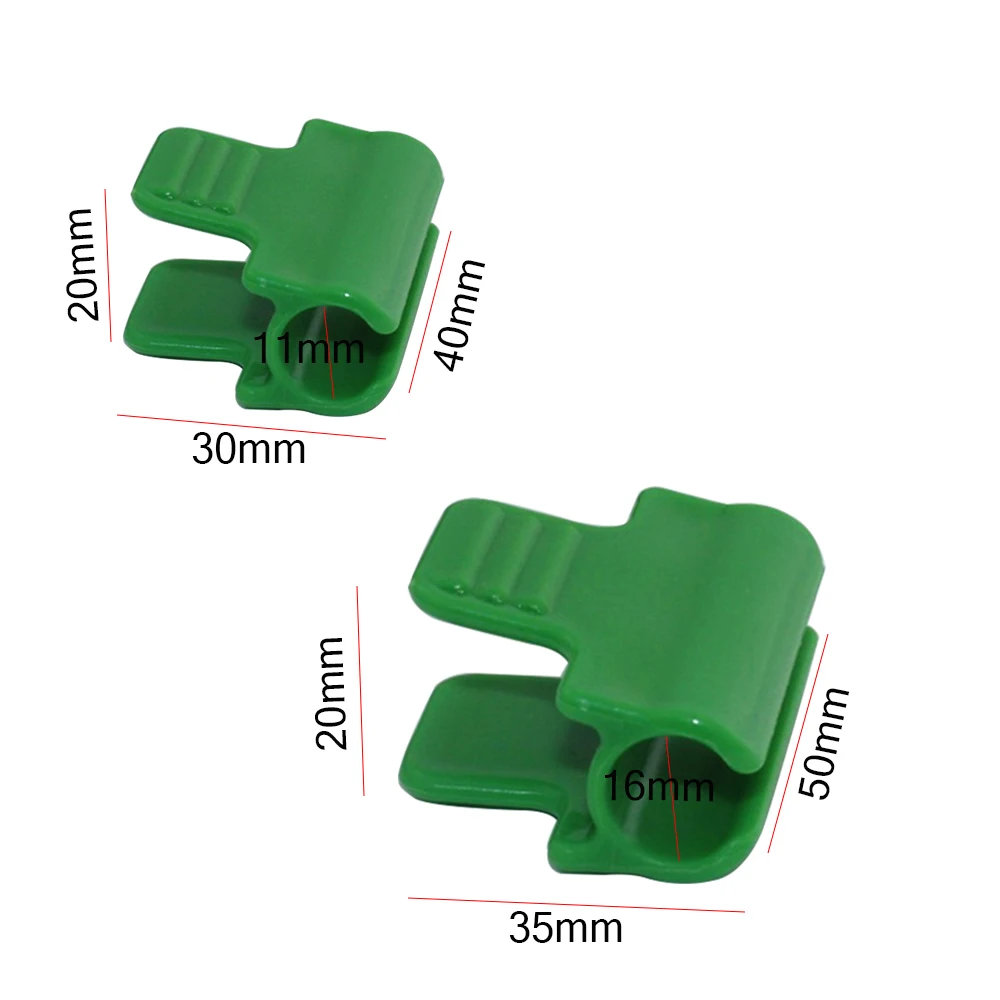 Plant Clips 20 Pcs Greenhouse Clamps Film Row Cover Netting Tunnel Hoop Clip