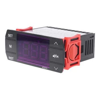 

AC 185-245V 50Hz Digital Temperature & Humidity Controller Thermostat For Incubator Greenhouse Breeding Hatching