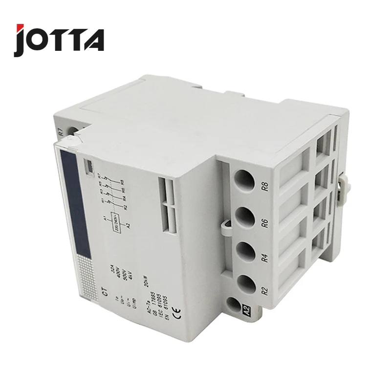 4P 16A 220 V/230 V 50/60HZ din rail AC контактор для дома 1NO 3NC/2NO 2NC/3NO 1NC/4NO/4NC