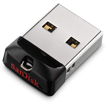 

USB flash drive SanDisk Cruzer Fit 64 GB, USB2.0, black, (sdcz33-064g-g35)