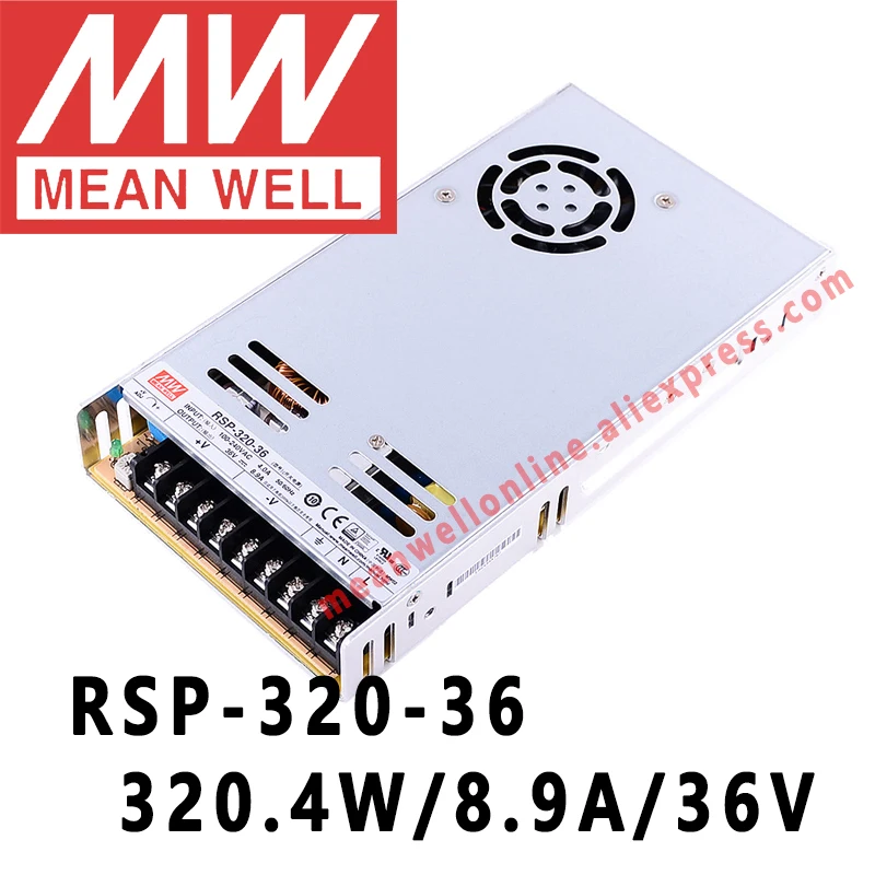 Fuente de alimentación 320W 36V 8,9A ; MeanWell RSP-320-36