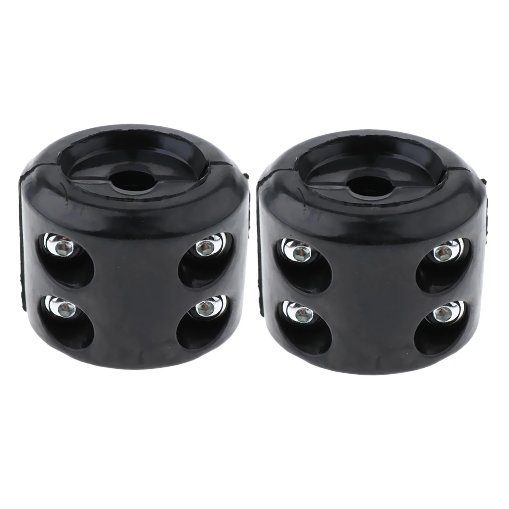 2 Piece ATV UTV Winch Rubber Line Cable Lift Stopper Rubber Cushion + Screws
