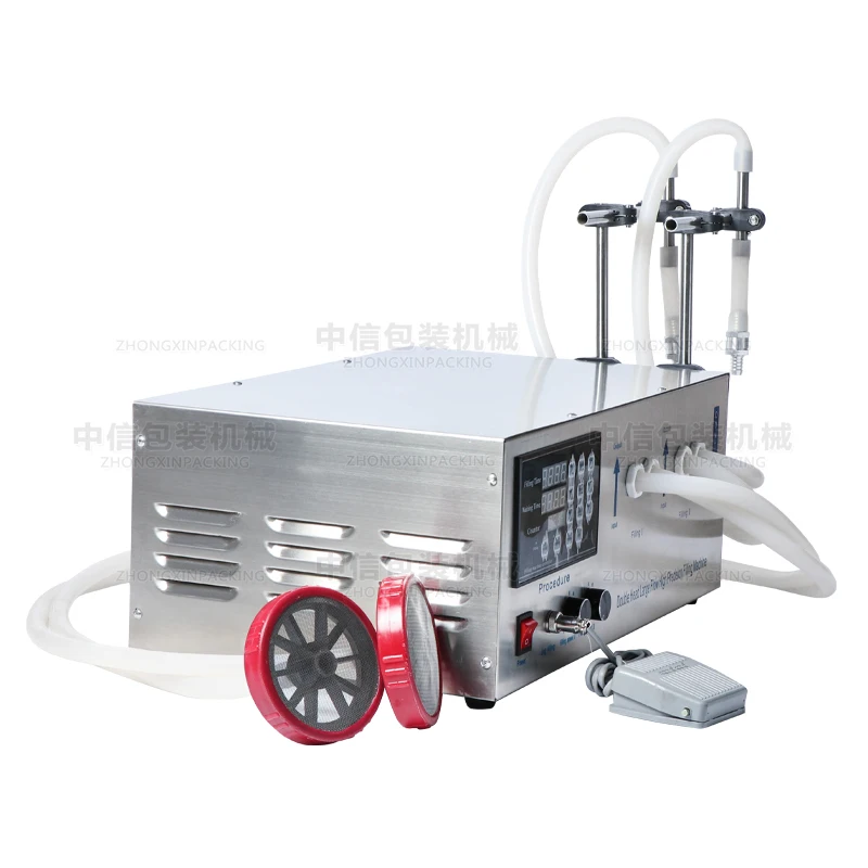 US $875.00 DoubleHead LargeFlow LargeCapacity Filling Machine 3017000 Ml Oil Edible Oil Perfume Liquid Filling Machine