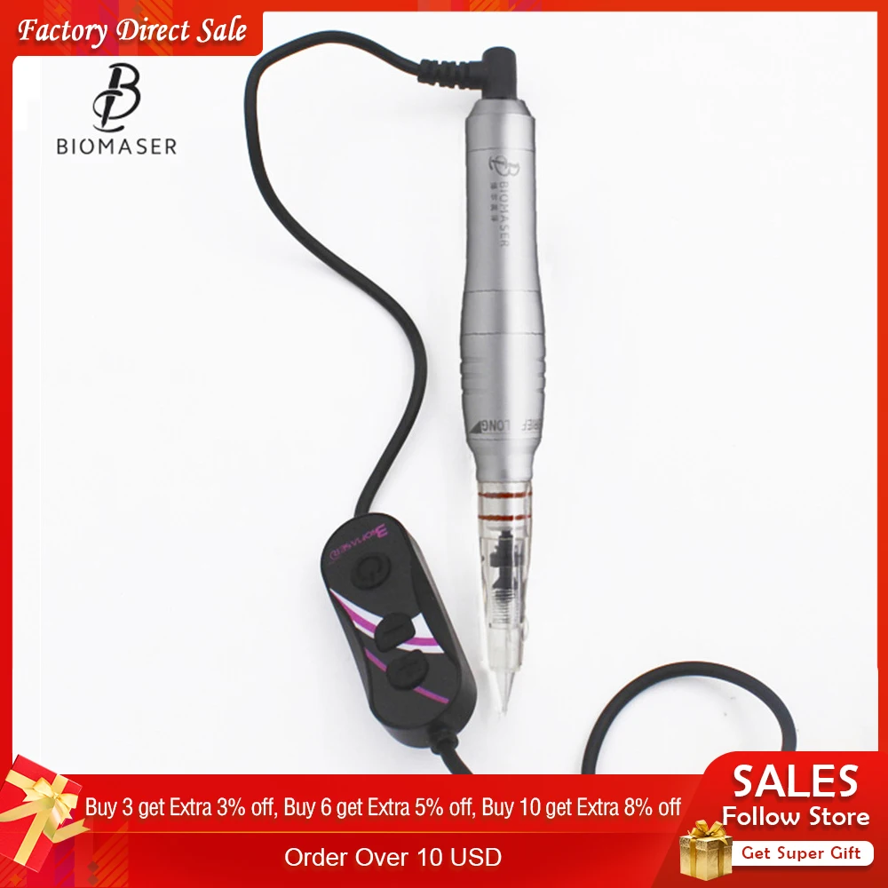 Машина для перманентного макияжа Biomaser машинка татуажа магнитный сердечник мотор
