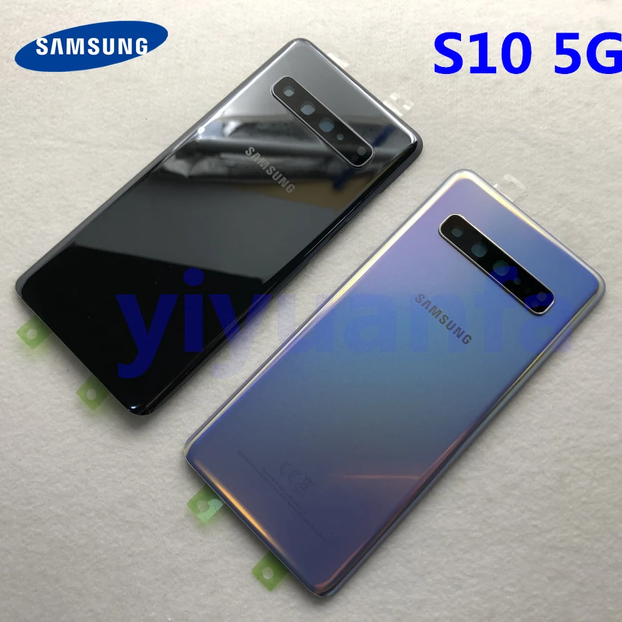 Задняя крышка аккумулятора S10 для Samsung Galaxy сменный корпус из стекла и версия G977 G977F