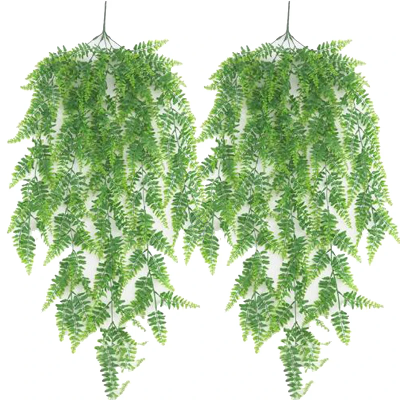 

2Pcs/set Waterproof Artificial Weeping Ivy Vine Plants Home Garden Hanging Decor Green Vines