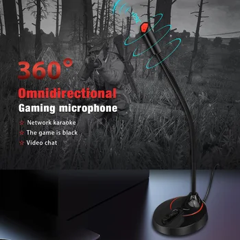 

Microphone Noise Reduction 360 Degree Omnidirectional Adjustable Angle for Gaming DQ-Drop