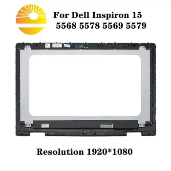 

15.6" LED LCD B156HAB01.0 Touch Screen Digitizer Display Assembly with Frame For Dell Inspiron 15 5568 5578 5569 5579 1920x1080