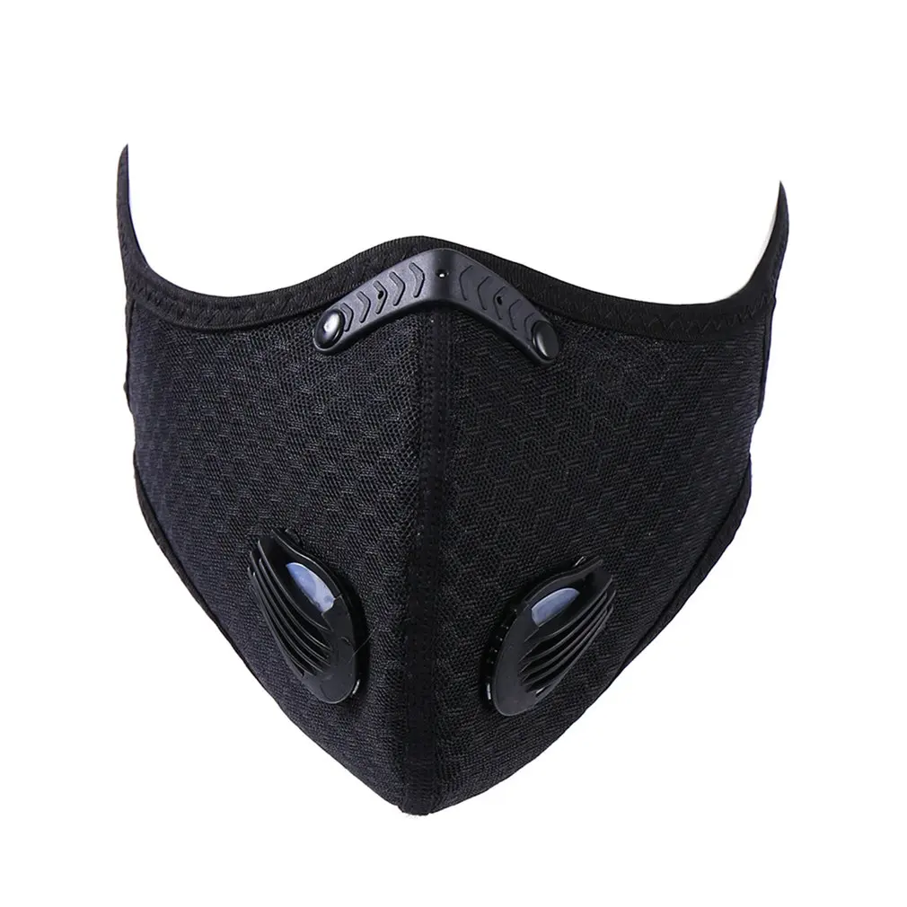 

Kn95 Double Valve Activated Carbon Protective Mask High Efficiency Filtration Adjustable 3D Fitting Design Mask 1 Pcs