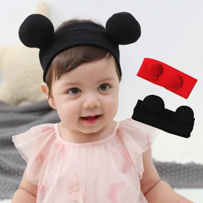 Diadema de felpa para niños, diadema de oreja de oso para bebé, accesorios de cinta de pelo de bebé, Otoño e Invierno