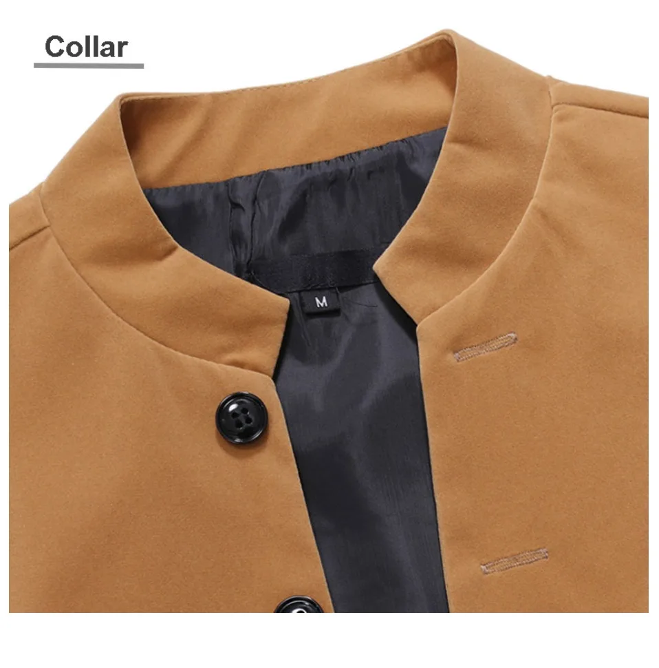 Autumn Winter Mens Vest Suit Casual Mens Sleeveless Suit Vest Solid Color Black Cotton Single Breasted Men's Waistcoat Gilet