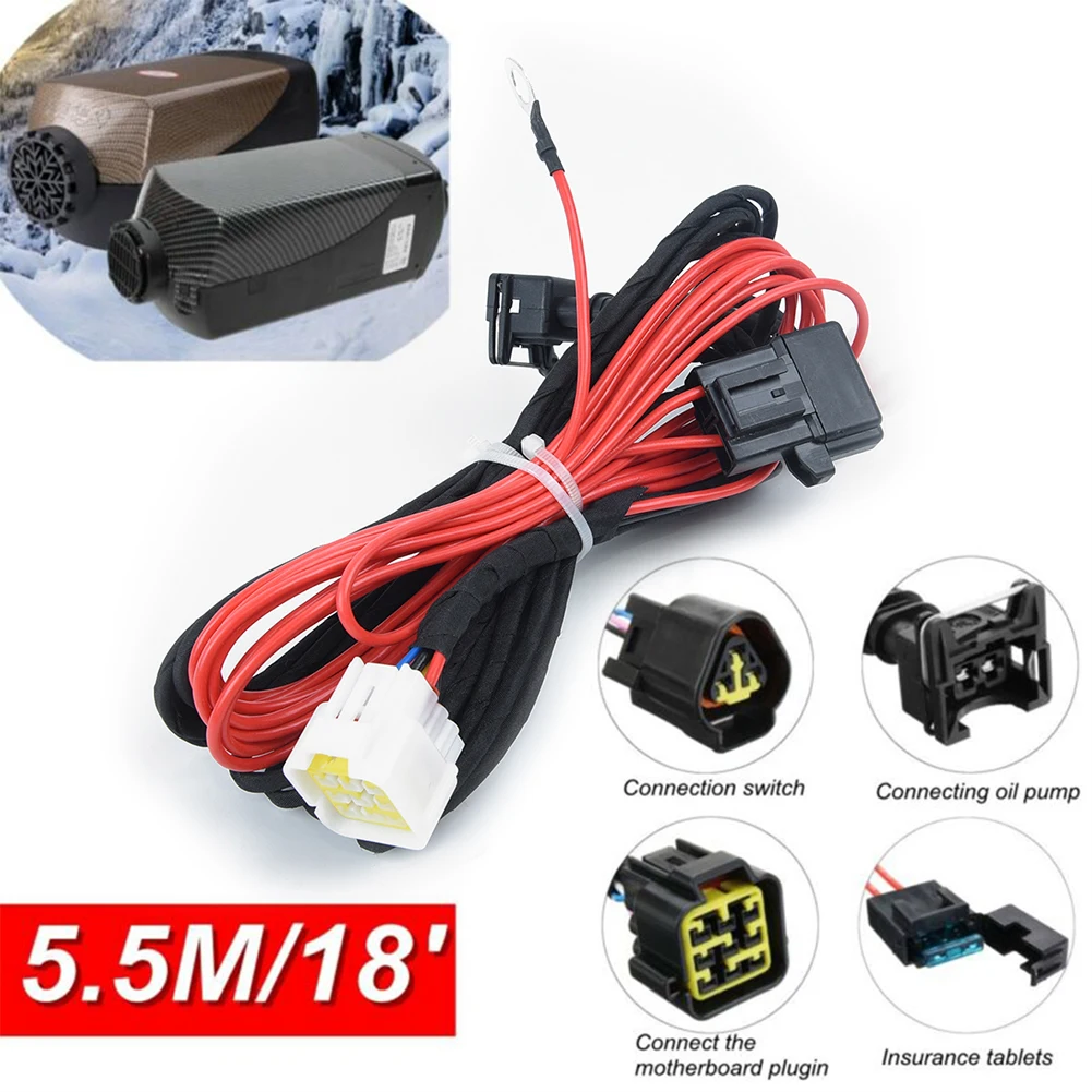 

Split Diesel Air Heater Wiring Loom Power Supply Cable Adapter For Car Truck Separate Harness For Split Type