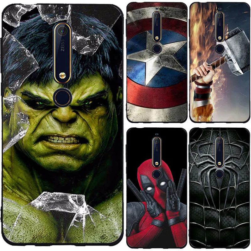 

Superhero Phone Case Cover For Nokia 6 2018 6.1 Superman Back Cover Bags For Nokia 6 2018 TA-1068 TA-1050 TA-1043 TA-1045 Fundas