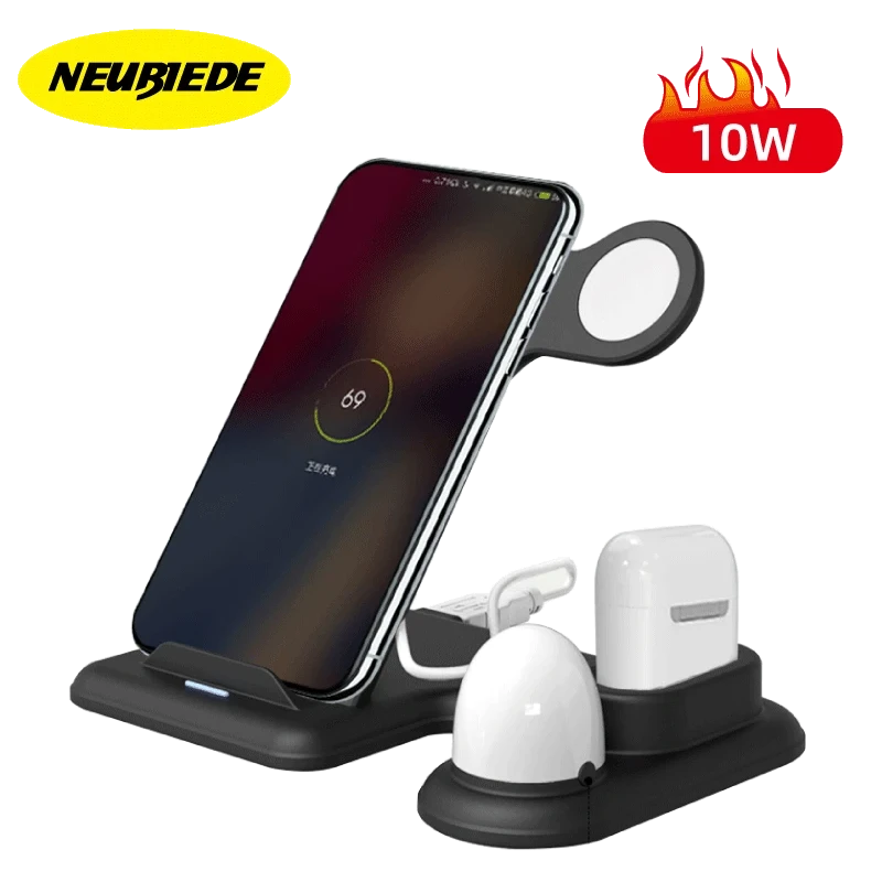 Neubiede Qi Wireless Charger Dock Station 4 in 1 