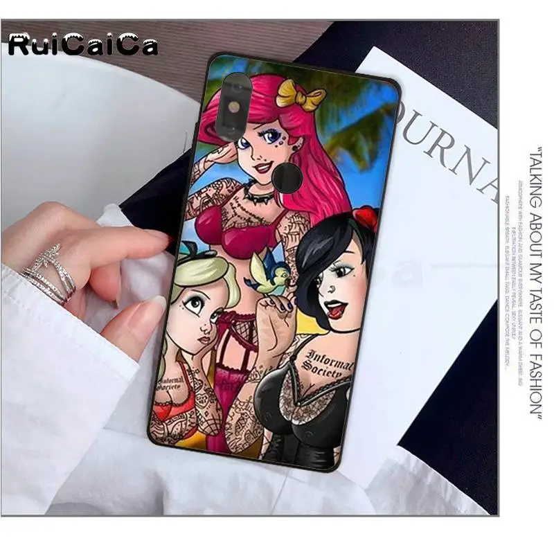 Tattooed Alice Ariel Jasmine princess cartoon