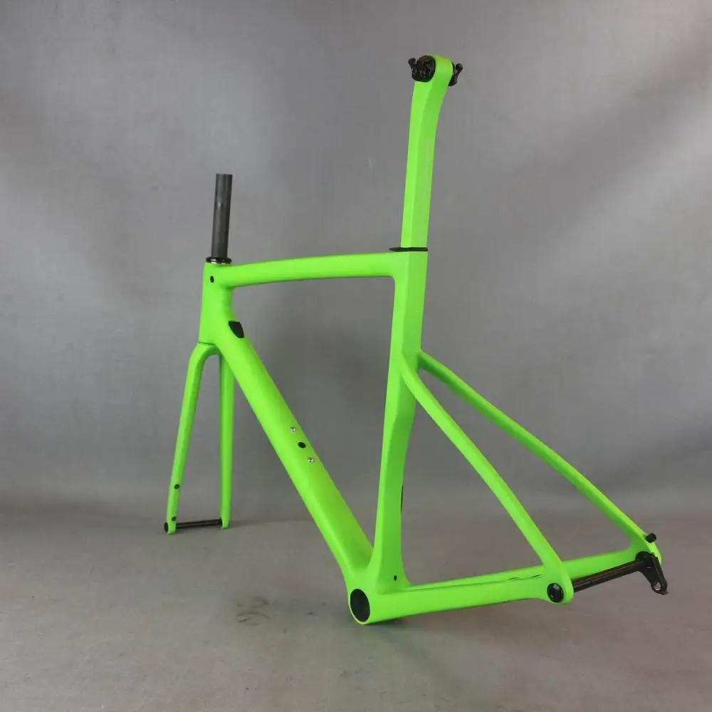 2021 пользовательская живопись плоский монтажный диск карбоновая дорожная рама