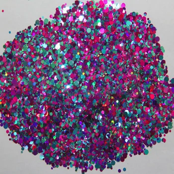 

Mixed Dot 38-500grams/lot Mix Colors Round Dot Spangle shape glitter Flake cosmetic powder for nail Gel (solvent resistant)