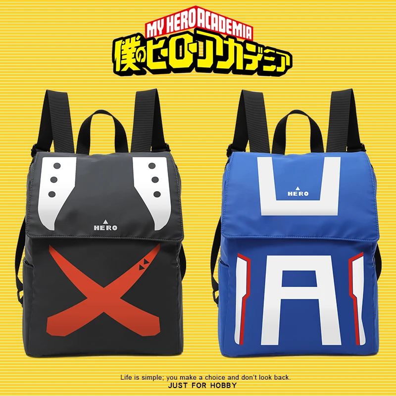 

Anime Boku No Hero Academia Cosplay Backpack Midoriya Izuku Bakugou Katsuki All Might School Bag Student Anime Bag