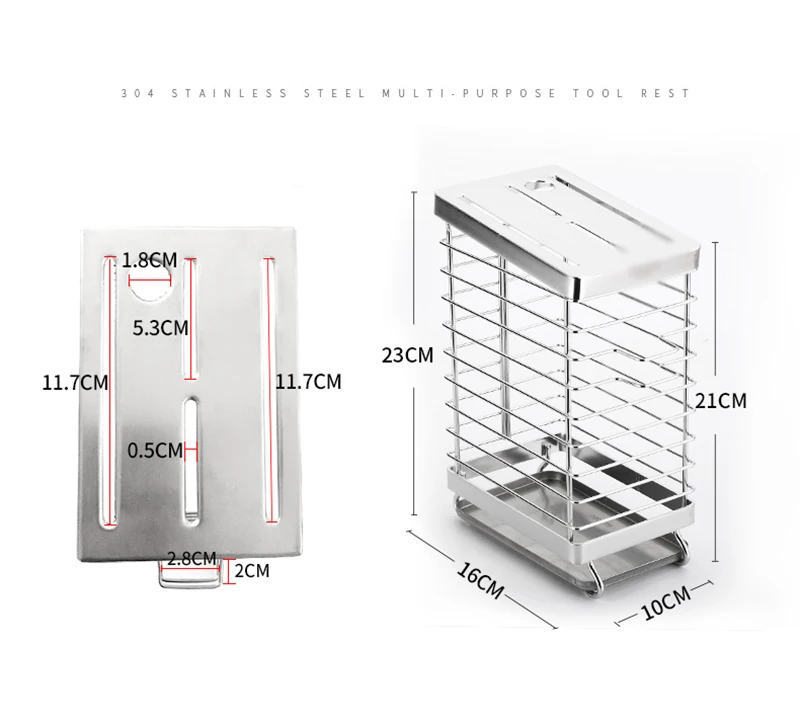 Stainless steel knife holder kitchen tool15
