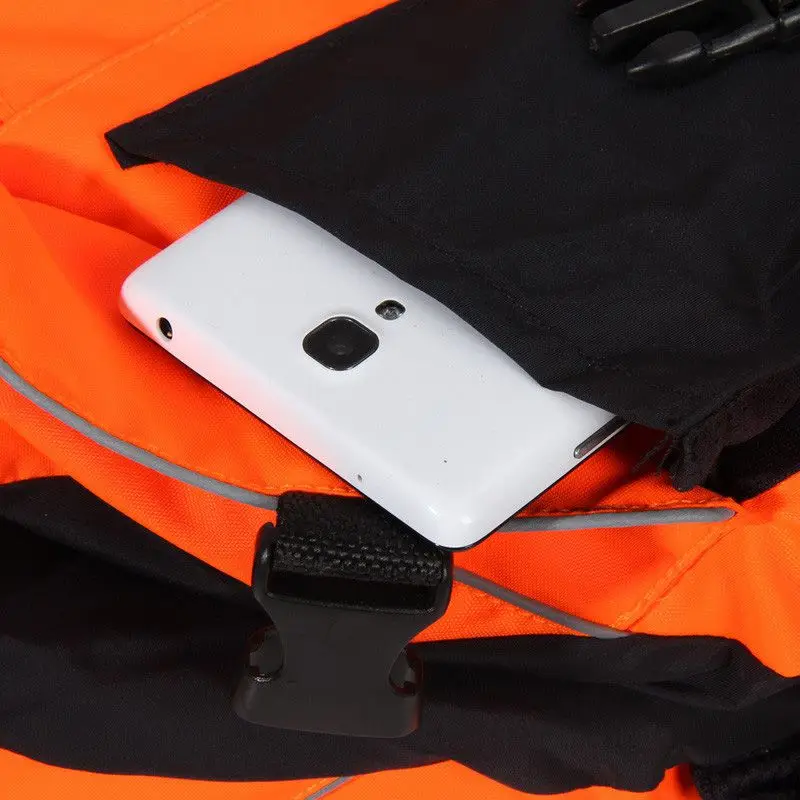 Взрослый спасательный жилет Beatle форма светоотражающий Регулируемый жилет на молнии куртка со свистком Рыбалка катание на лодках