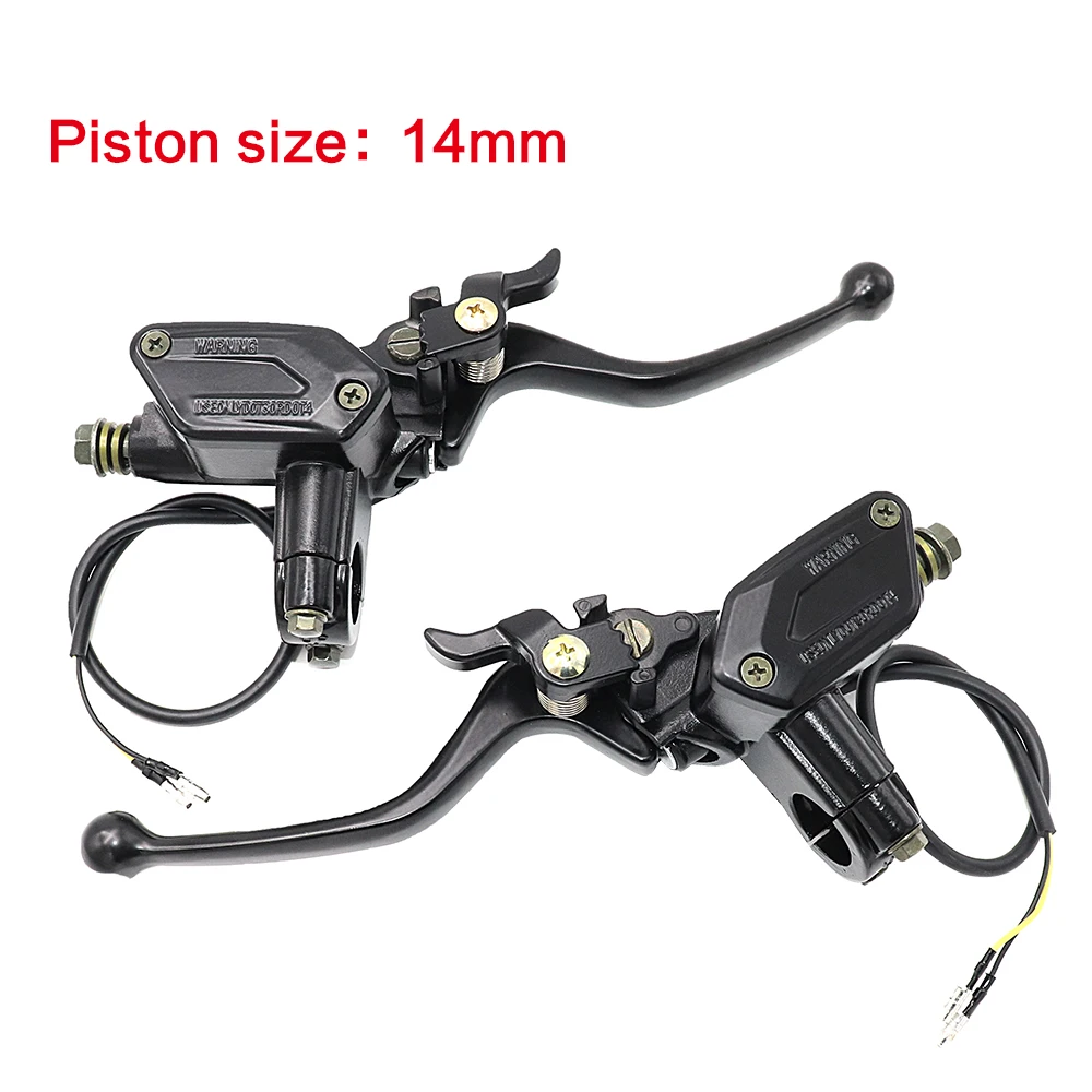 Motorcycle Hydraulic Brake Clutch Levers Master Cylinder Pump For 50 70