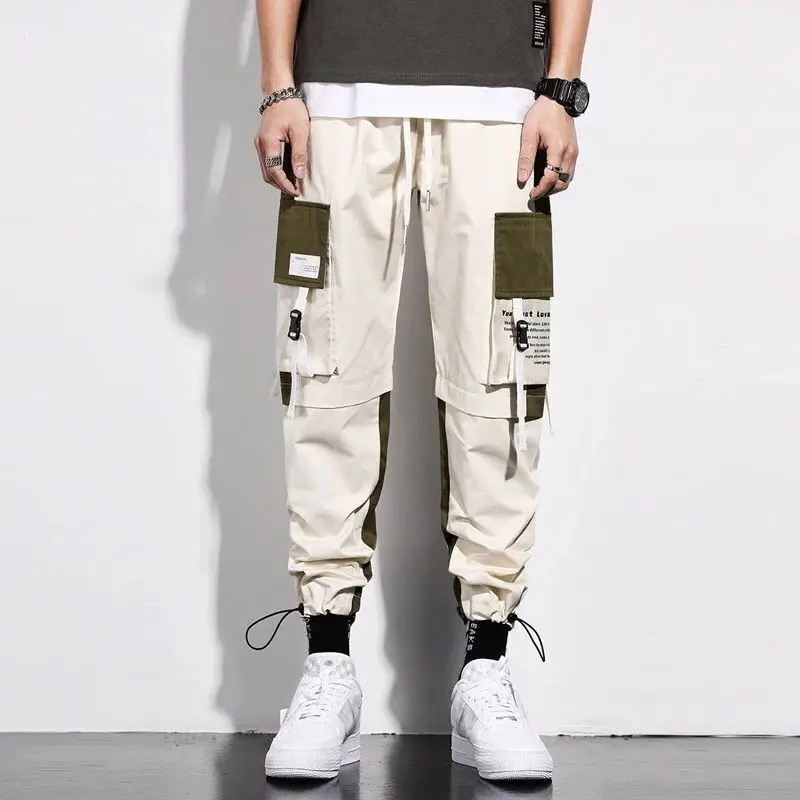 Fashion Mens Hi street Cargo Pants Slim 