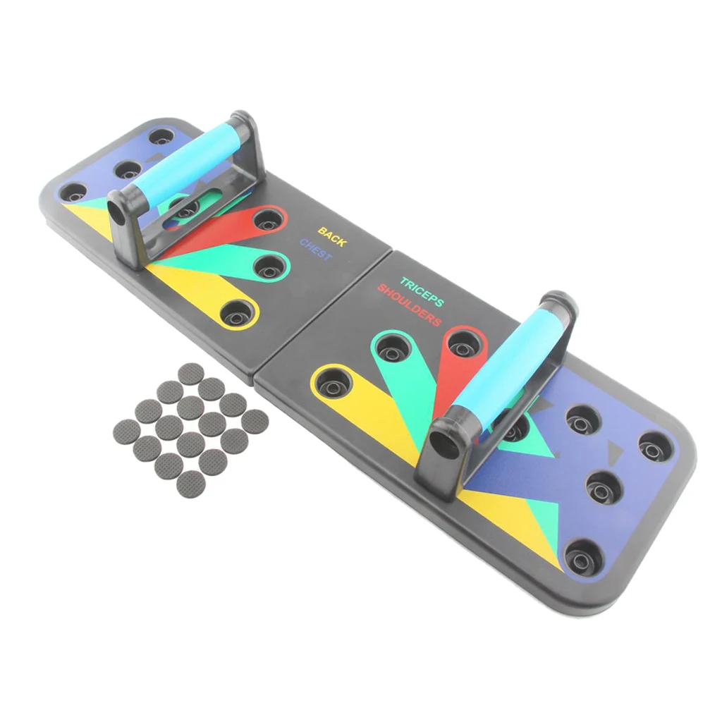 9in1 Push Up Board Collapsible Strength Training Equips for Workout Fitness